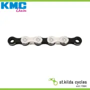 KMC Bike Chain - 10.93 Speed - X Series 1/2" X 11/128" - 116L - Silver-Black