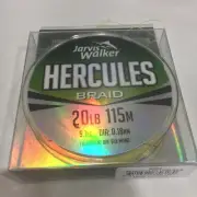 JARVIS WALKER 30054 HERCULES BRAID 20LB 115M - BNIB