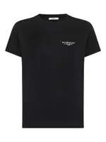 [Givenchy] Givenchy-T-Shirt In Cotone Regular Fit Con Stampa Sul Retro-Donna XS
