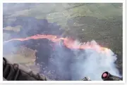 Extensive Lava Breakout Kilauea Volcano Hawaii 2018 Aerial Silver Halide Photo