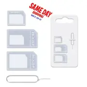1pcs Nano SIM Card to Micro Standard Adapter Adaptor Converter Set 4 in 1 Phone