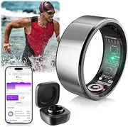 2024 Upgrade Smart Ring Android & Apple, SGS Certified Accurate Measurement Data, Smart Ring for Men and Women, 5.0 ZNZ Bluetooth Chip - Stable Connection, Sleep Tracker, Fitness Ring,