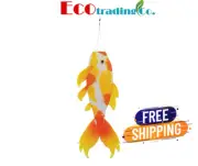 13" x 30" Small Yellow Gold KOI Windsock wind garden décor – In the Breeze 5155