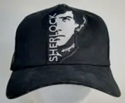 Sherlock TV Series Embroidered Patch on Black Trucker Cap/Hat