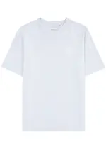 Daily Paper Circle Logo-print Cotton T-shirt - Light Blue S