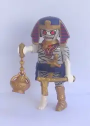 Playmobil Egyptian 1 x Egyptian Pharaoh Mummy Good Condition