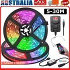 5M 10M 15M 20M 30M 3528 RGB LED Strip Lights 12V APP Bluetooth Controller