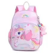 Cartoon Unicorn Backpack for Girls, Princess School Bags, Kindergarten, Toddler Bags, Pink, New