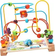 MOLUCKFU Ocean Traffic Bead Maze Boys and Girls Beaded Plaything Educational Cognitive Toys Children's Cognitive Toys