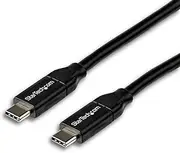 StarTech.com USB C to USB C Cable - 6 ft / 2m - w/ 5A Power Delivery - USB 2.0 - USB-IF Certified - USB Type C Cable -USB C Charging Cable (USB2C5C2M)