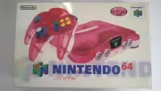 Nintendo 64 Clear Red N64 Console System with Box Manual Retro Game New Japan