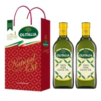 在飛比找松果購物優惠-【Olitalia奧利塔】純橄欖油禮盒組(500mlx2瓶入