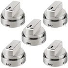 5Pcs AEZ73293801 Gas Stove Knob Replacement for LG Range Knob Stove Gas Cooktop