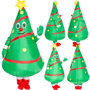聖誕節服裝 聖誕老公公充氣服裝 雪人 聖誕樹 麋鹿 充氣服 派對 活動表演 萬聖節變裝派對 尾牙