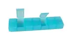 Tupperware 7 Day Pill / Medicine Container Aqua Blue New