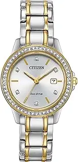 [CITIZEN] Eco Drive Swarovski Crystal Watch FE1174-50A Stainless Steel Stone Set 4974374271488 Two Tone