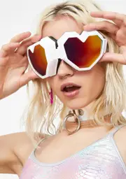 [ESQAPE] White Heart Goggles