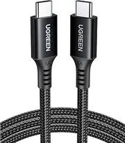UGREEN 100W USB C to USB C Charger Cable, PD Fast Charging Cord Data Sync Lead for iPhone 16 Pro Max/15, MacBook Pro, iPad Pro, Galaxy S25 S24, Chromebook, Pixel 9, Dell, 2M
