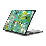 MacBook Air 13-inch (M1 / Intel) Impact Case wired weed turquoise blue