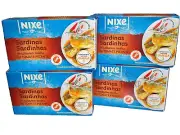 4 x Portuguese Cans Sardines in Spicy Tomato Sauce 125g (4.41 oz) Nixe Portugal