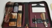 Vintage Men Travel Grooming Lit vanity case toiletry zip up case Never Used
