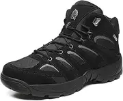 [CLSQLXYJZC] Men's Military Tactical Boots, Outdoor Lace-up Sports Durable Breathable Men's Mountaineering Desert Boots, for Men Waterproof Tactical Training Boots