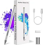 Stylus Pen for Microsoft Surface Pro - Windows Stylus Pencil USB C Fast Charge with Plam Rejection & 4096 Pressure Level, Compatible with Surface Pro 9/X/8/7/6/5/4/3, Surface Go/Book/Laptop/Studio