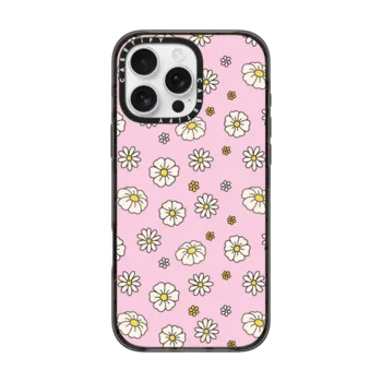 iPhone 16 Pro Max Impact Case MagSafe Compatible Blossom Pink by Martina Martian