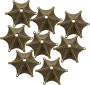 WEKADRIN Wind Chime Decorations Zinc Alloy Topper Caps and Enhance Acoustic Performance