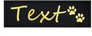 2 PCS Outdoor Reflective Pet Tags Personalized Dog Name Phone Number Tag K9 Dog Harness Collar DIY Tag Sticker Custom Dog and Cat ID Name Tag Pet Harness Custom Engraved Tags,H,11 X 3 Cm