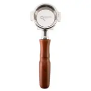Precision Double Spout Walnut Portafilter