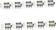 FRCOLOR 10 Sets Special Cat Eye Glue Tool Cat Eye Sticks for Nail Art