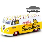 TARMAC WORKS VW TYPE II T1 PANEL VAN 1/64 MR. MEN LITTLE MISS SUNSHINE 005-MMLM