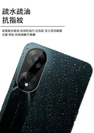 Imak OPPO A78 5G 鏡頭玻璃貼(曜黑版)