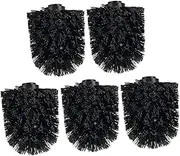 SOLUSTRE Cleanser 5pcs Universal Toilet Brush Replacement Toilet Brush Scrubber Head Replaceable Toilet Brush Head Toilet Brush Refill Take a Bath Replacement Head Plastic