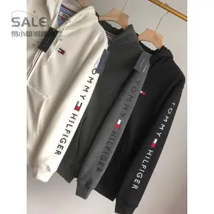 熱銷NO.1 Tommy Hilfiger(男女可穿) 外套 刺繡連帽外套 衛衣 湯米 男士連帽刷毛開衫衛衣外套