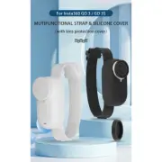 For Insta360 GO 3/3S Camera Silicone Case Protective Cover &Wrist Strap&Lens Cap