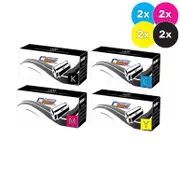 HP 204A Compatible Toner Cartridges Value Pack - Includes: [2 x Black, 2 x Cyan, Magenta, Yellow]