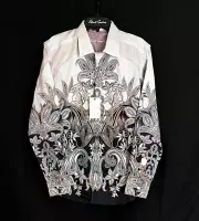 Robert Graham KINCADE Embroidered Multicolor Medium $348 NWT FREESHIP! M