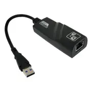 USB 3.0 Type A Port to 1 Gigabit (1000 Mbps) RJ45 Ethernet LAN Network Adapter