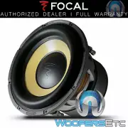FOCAL E-25KX ELITE 10" 600W RMS SUB DUAL 4-OHM CAR SUBWOOFER BASS SPEAKER NEW