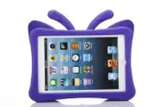 Butterfly Soft Silicone Tablet Case 7.9 inch For iPad Mini 1/2/3/4/5-Purple