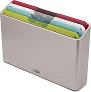 Joseph Joseph Folio Icon - 4-piece non-slip colour-coded Chopping Board Set with Storage Case, Large- Multicolor