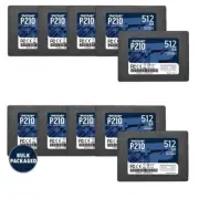 Patriot P210 512GB 2.5" SATA 3 6GB/s Internal SSD For Laptop/PC/MAC 10-PACK BULK
