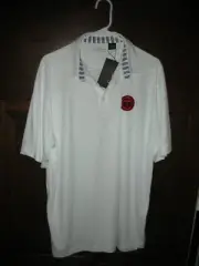 NWT,. MEN'S XL FIRST CLASS BACKSPIN GOLF JERSEY WITH A SCOTTY CAMERON PATCH