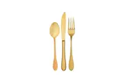 Tablekraft Soho Gold Dessert Fork, Knife, Spoon x 36