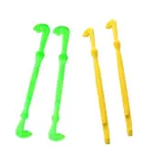 2pcs Set Plastic Hook Fishing Catching Loop Tyer Knot Disgorger Tackle Quick Tie