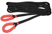 6.7T MBL Kinetic 4WD Recovery Strop: Spliced Polyester Rope Construction - Black