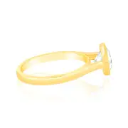 Luminesce Lab Grown 14ct Yellow Gold 1.5 Carat Brilliant Cut Diamond Ring in, Q