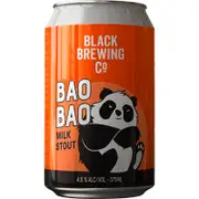 [Black Brewing] Black Brewing Bao Bao Milk Stout Can 375ml